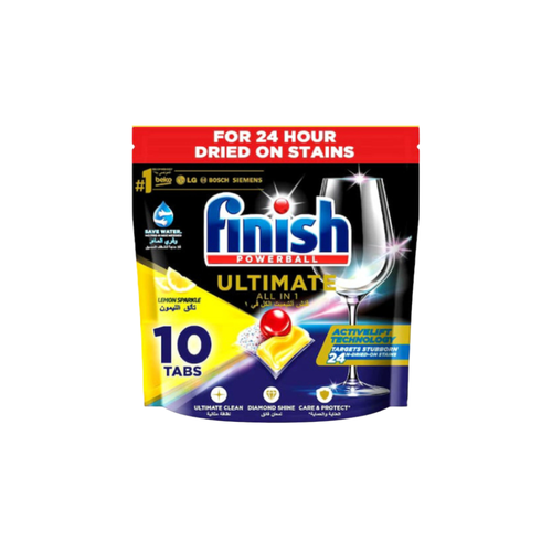 Finish Quantum Blue Dishwasher Tablets, 10 Tablets, 1 Pack