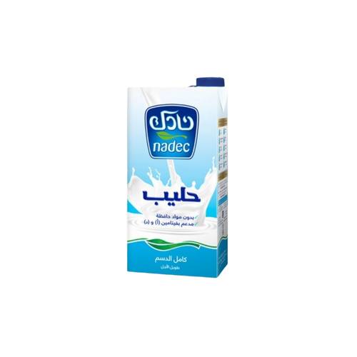 Nadec Long Life Whole Milk 1 Liter Single Pack