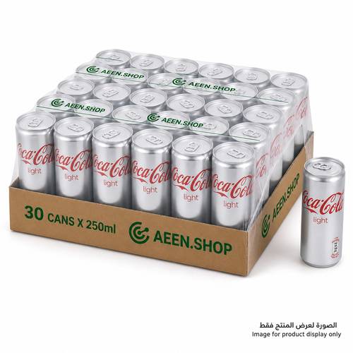 Coca-Cola Light 250ml, 30 packs per carton