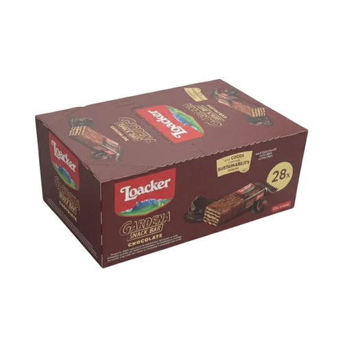 Loacker Garden Wafers Covered in Milk Chocolate 17.50g x 28 pieces per carton