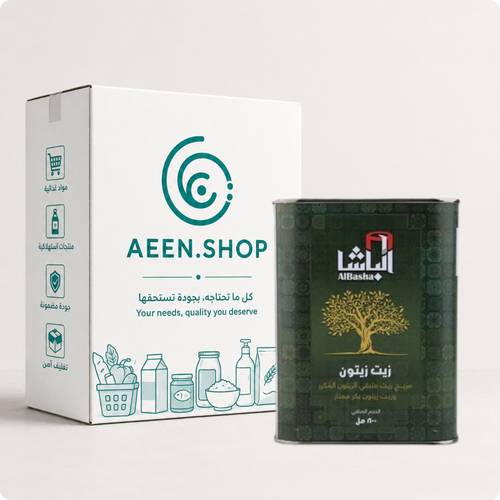 الباشا زيت زيتون 800 مل  10 عبوات في الكرتون 