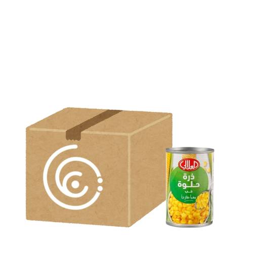 Al Alali Sweet Corn 340, 24 packs per carton