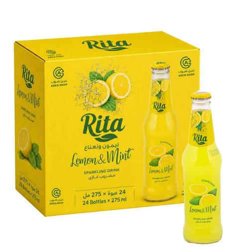 Rita Lemon & Mint Flavored Drink 275ml, 24 packs per carton