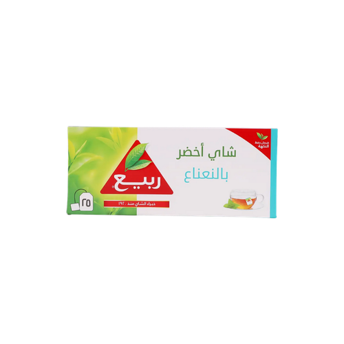 شاي ربيع أخضر بالنعناع 25 كيس