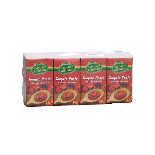 Al Saeeda Tomato Paste 135g Pack of 8