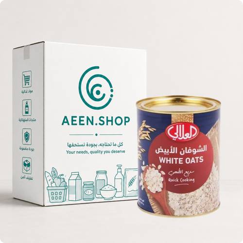 العلالي شوفان ابيض 400 جرام 24 عبوة في الكرتون 