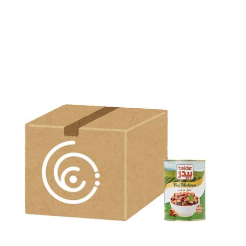 Bader Plain Foul Medames 397g, 24 packs per carton