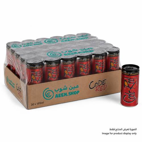 كود رد مشروب طاقة 185 مل 30 عبوة في الكرتون