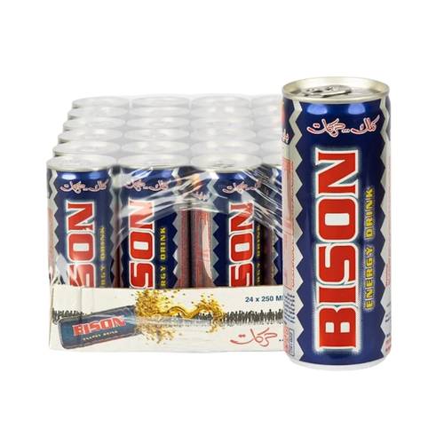 Bison Energy Drink 250ml, 24 packs per carton