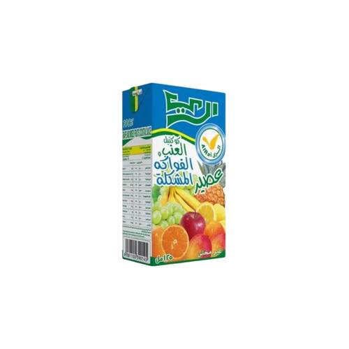 عصير الري كوكتيل الفواكة المشكلة والعنب 125 مل 18 عبوة في الكرتون