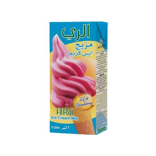 AL Rai Strawberry Ice Cream Mix 1L