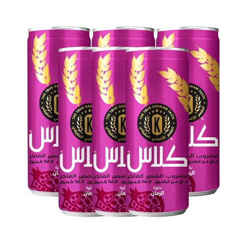 Class Pomegranate Flavored Malt Drink 250ml Pack of 6