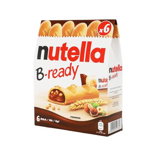 Nutella B Ready Wafer Chocolate Cream 6 x 22g 1  Pack