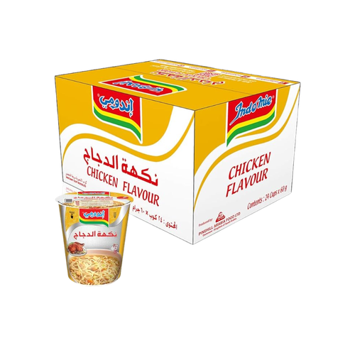 Indomie chicken flavor cups 24 cups 60 grams