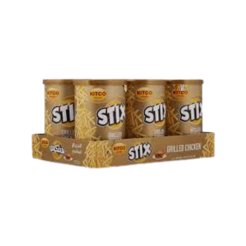 Chicken BBQ Flavor Potato Sticks 45g 6 Pack