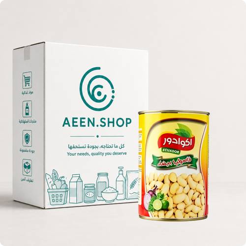 Ecuador White Beans 400g, 24 packs per carton