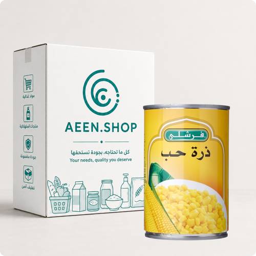 فريشلي ذرة حلوة 425 جرام 24 عبوة في الكرتون 