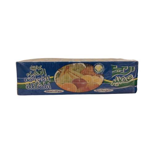 Al Rai Juice, Grape and Mixed Fruit Cocktail, 250ml, 27 packs per carton