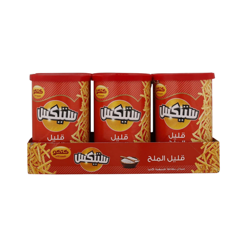 Low-salt potato sticks - 45g, 6 packs