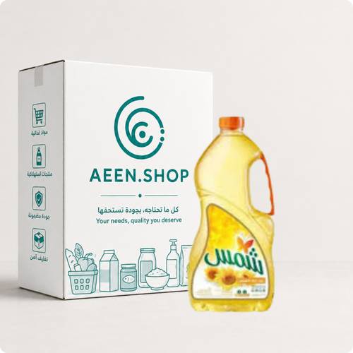  زيت شمس دوار الشمس 1.5لتر 6 عبوات في الكرتون 