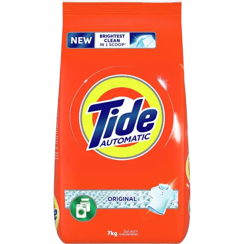 Tide washing powder 7 kg, one sachet