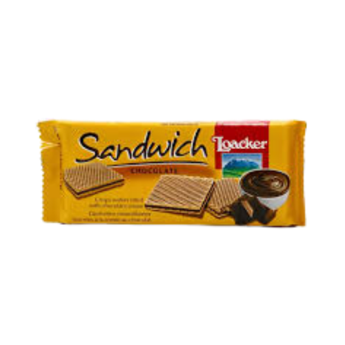 Loacker Wafer Sandwich with Chocolate Filling 75g 1  Pack