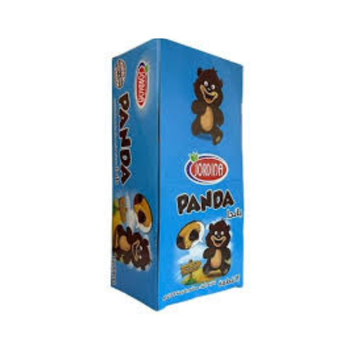 Vanilla panda cake filled with chocolate cream, 1 x 40g, 12 pieces per carton