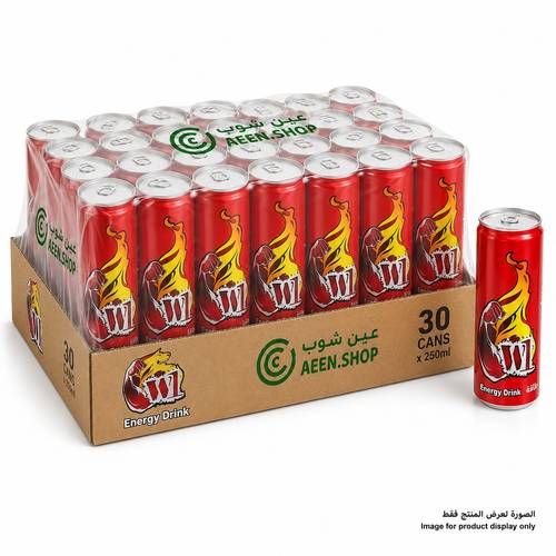 دبليو ون مشروب طاقة 250 مل 30 عبوة في الكرتون