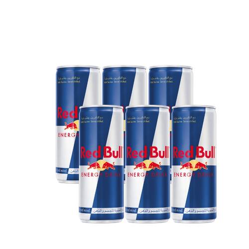 ريد بول 250 مل ربطة من 6 عبوات