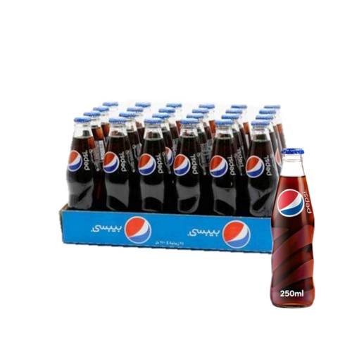 Pepsi 250ml bottles, 24 bottles per carton