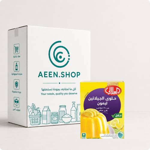 Al Alali Lemon Jelly 80g, 72 packs per carton