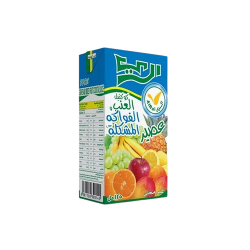 Al Rai Juice Grape and Mixed Fruit Cocktail 125ml 24 Packs in a Carton