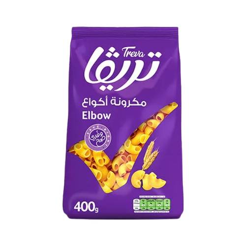 Treva Elbows Pasta (319) 400g 1  Pack