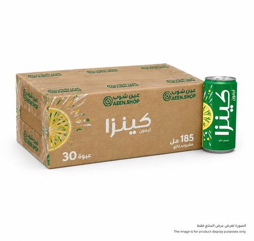 كينزا ليمون 185مل 30 عبوة في الكرتون
