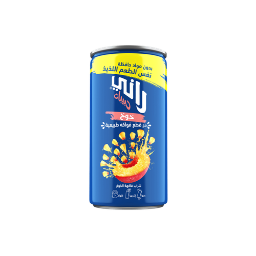 راني حبيبات خوخ 180 مل 24 عبوة في الكرتون