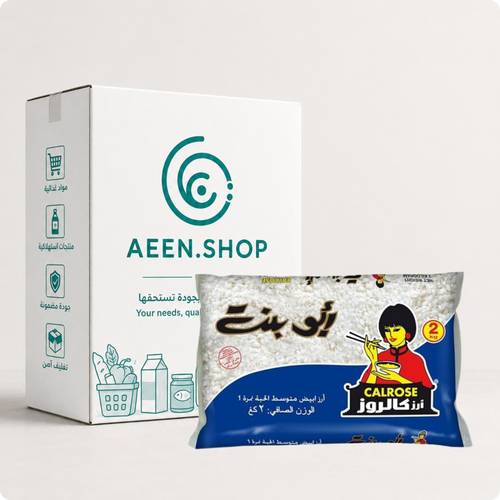ارز ابو بنت مصري 2 كيلو 6 اكياس في الكرتون 