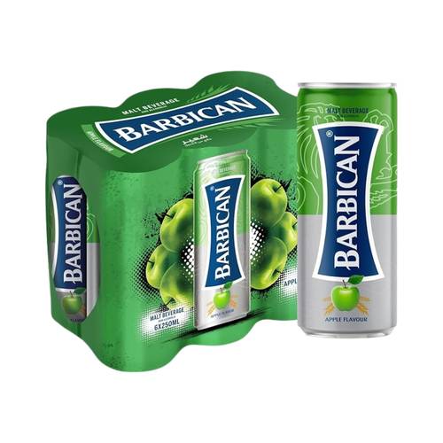 Barbican Apple Malt Drink 250ml Pack of 6