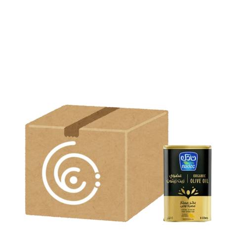 Nadec Extra Virgin Olive Oil 4L, 4 bottles per carton