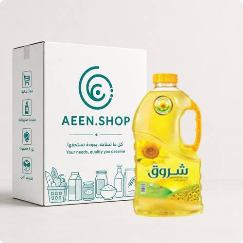 زيت شروق دوار الشمس 2.7 لتر 4 عبوات في الكرتون 