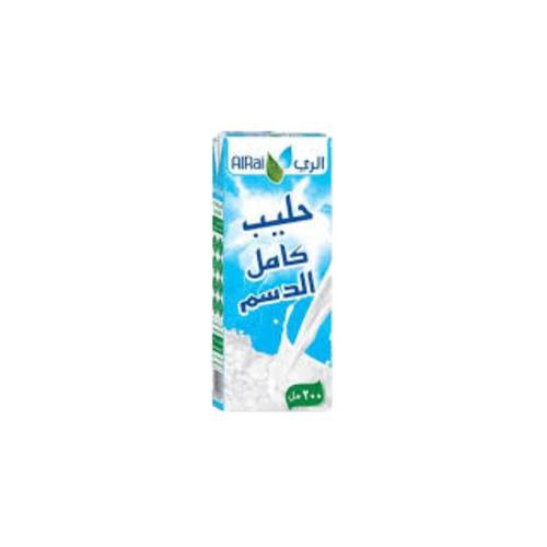 Al-Rai Full Cream Milk 200ml, 18 packs per carton