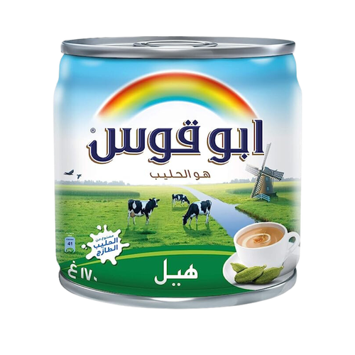 حليب أبو قوس مبخر بالهيل 170 جرام عبوة واحدة