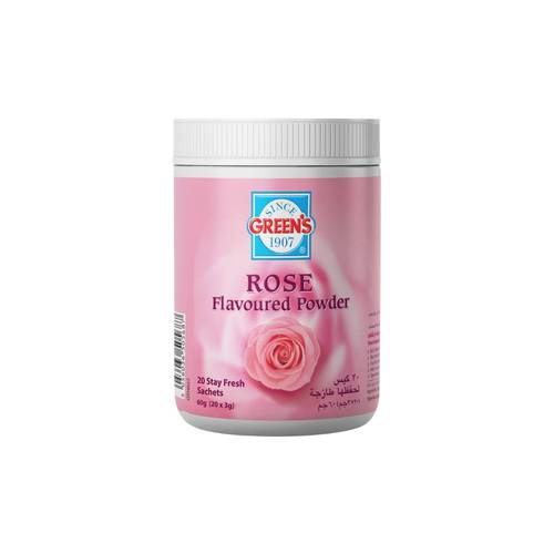 Greens Rose Flavor Powder 60g 1  Pack