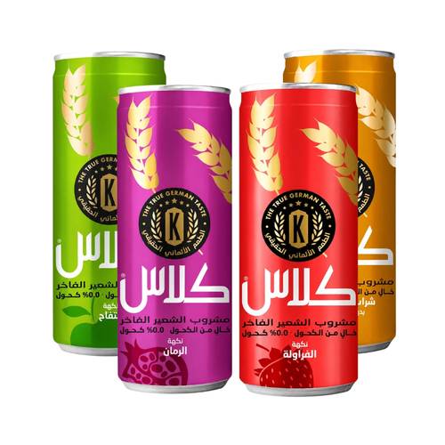 Class Malt Drink 4 Flavors 250ml Pack of 4