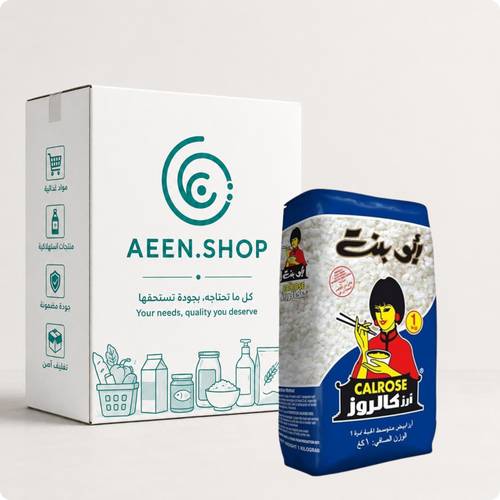 ارز ابو بنت مصري 1 كيلو 12 كيس في الكرتون 