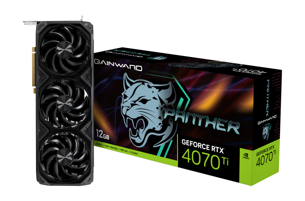 GainWard RTX 4070Tİ PANTHER 12GB GDDR6X كرت شاشة قينورد قوست بانثر 4070 تي اي 