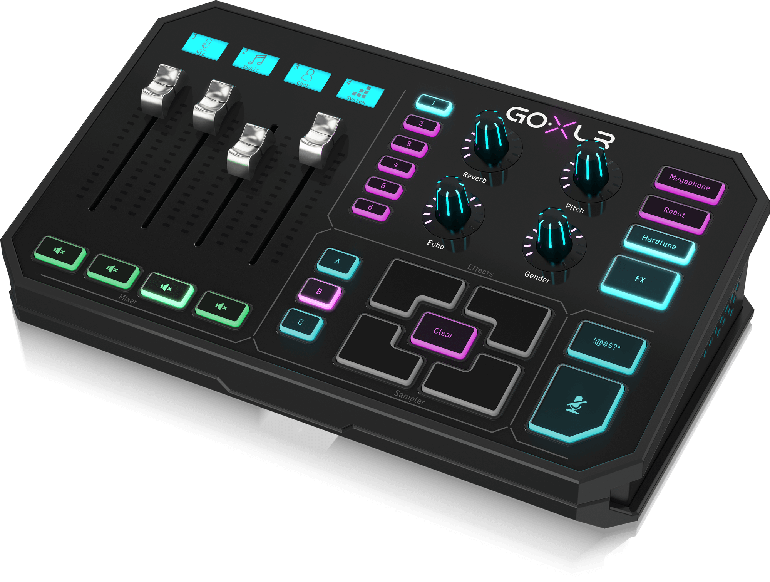 جو اكس ال ار مكسر صوت لصناعة المحتوى TC-Helicon GO XLR