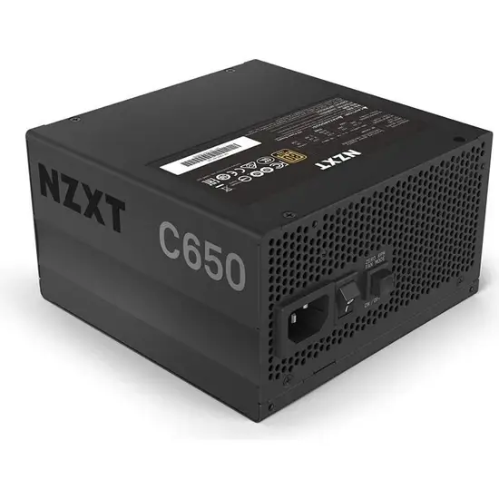 NZXT ATX 650 Watt 80 Plus Gold Full باور سبلاي 650 واط 