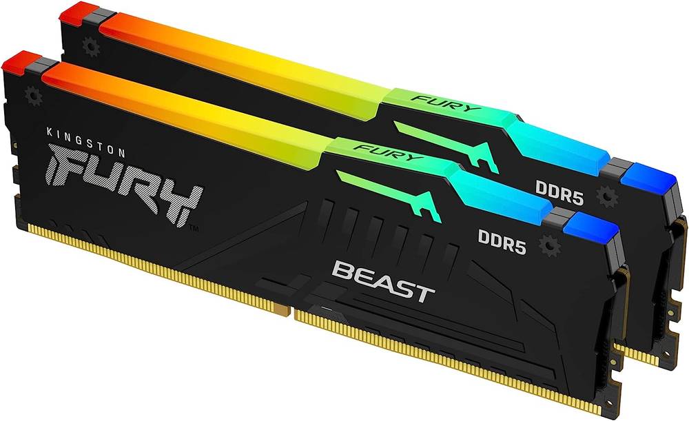 Kingston Fury DDR5 16 GB (2*8GB) 5600 MHZ رام من كينقستون 16 قيقا 
