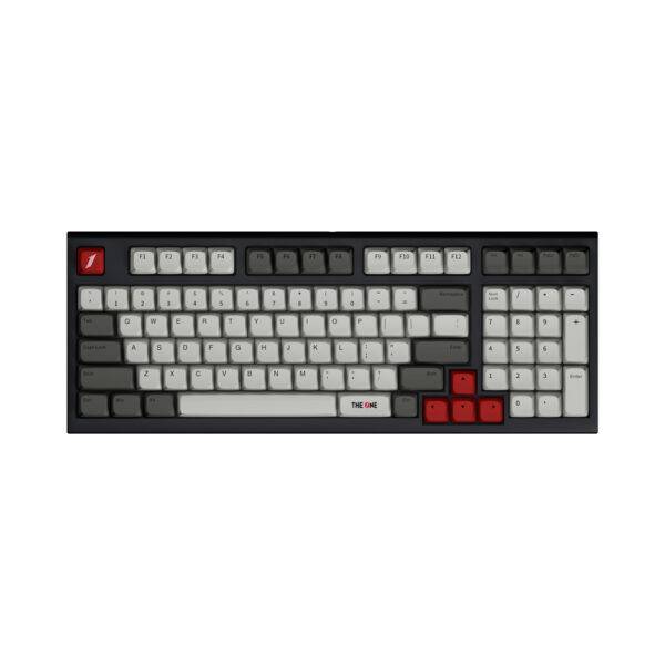 1STPLAYER LANG MK980 pro Phantom Gray Silver Swtich كيبورد وان ستيب لاير