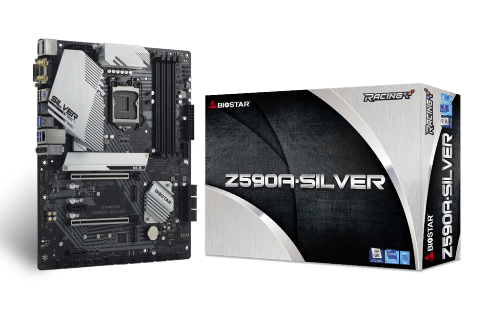 Biostar Z590A-SILVER مذر بورد من بايو ستار 